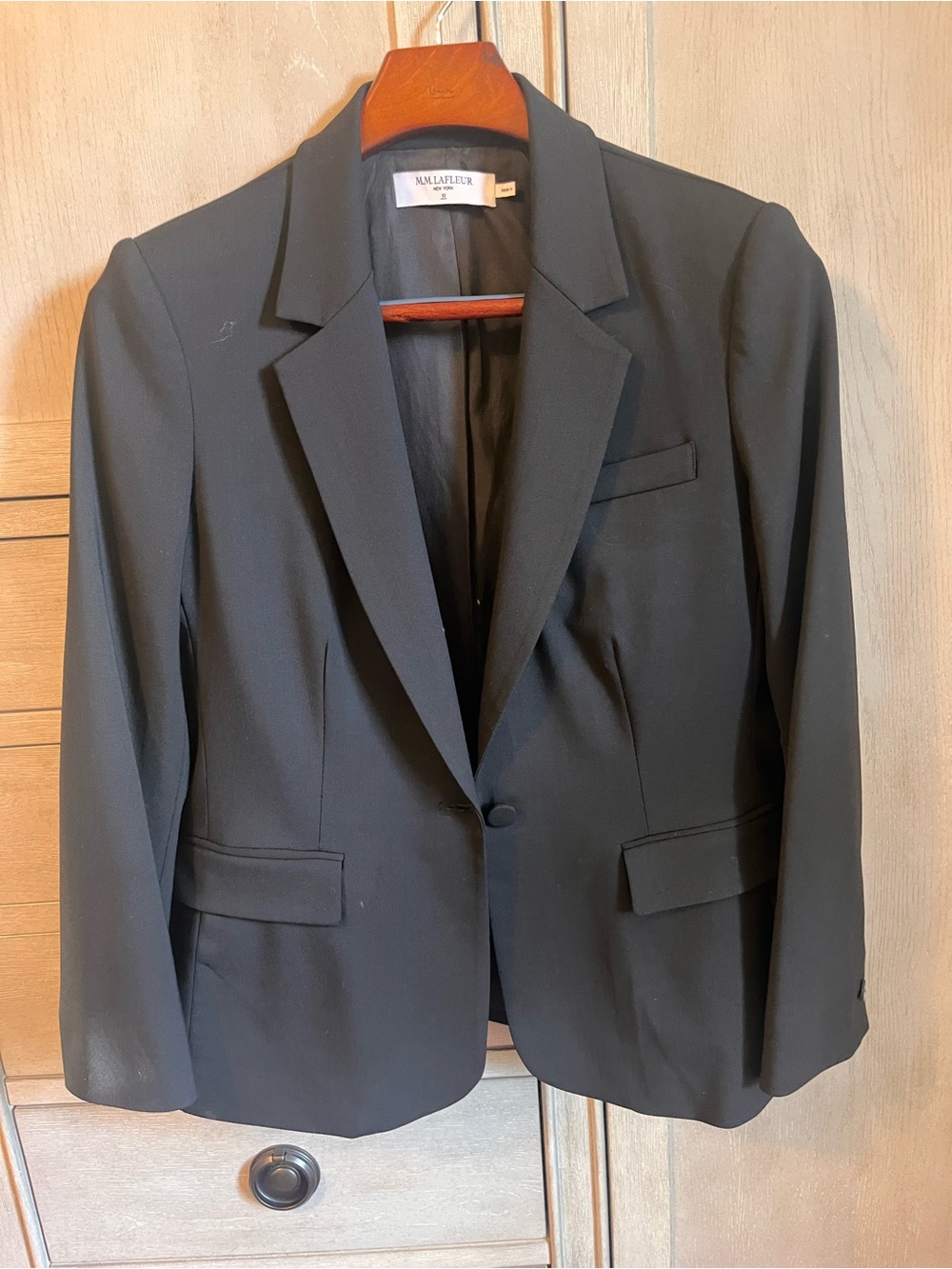 M.M. La Fleur Full Suit in Black - Altered see measurements